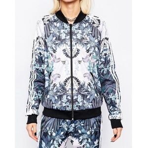 Adidas Originals Florera Ice Floral Superstar Track Jacket Sz XS